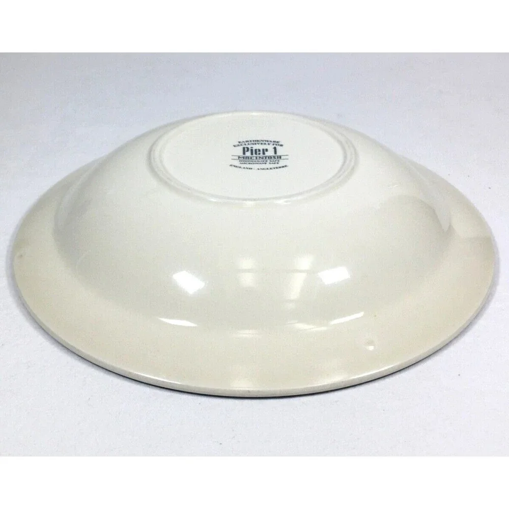 Pier 1 One Macintosh Bowl Soup Salad Cereal Pasta 8.5” Pears Grapes Peach Fruit